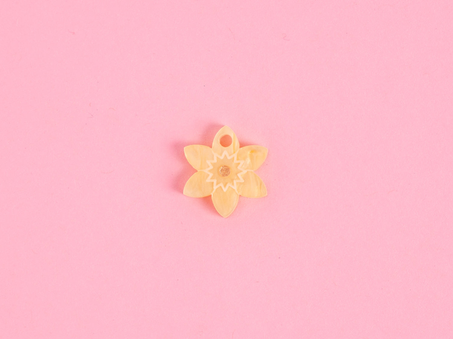 March Birth Flower - Single Daffodil Pendant