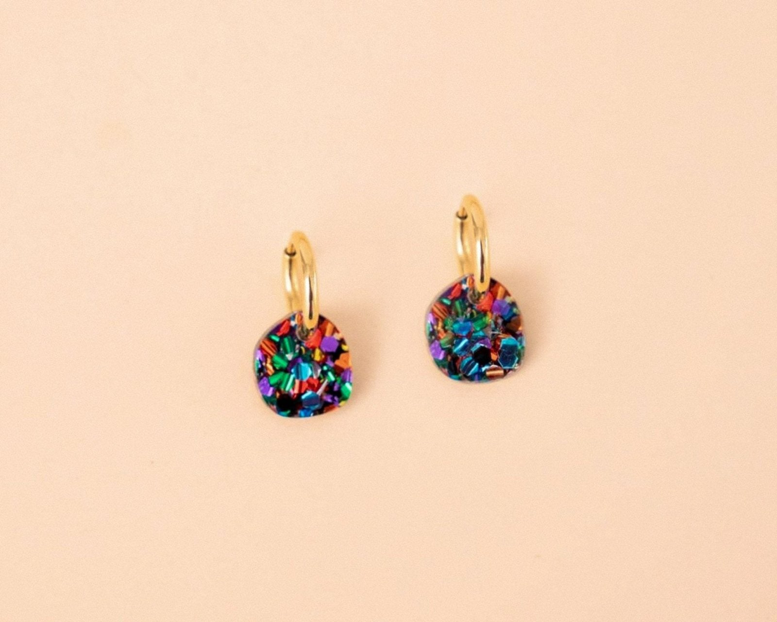 Pebble Ohrring Set in Party Konfetti - acutecolor