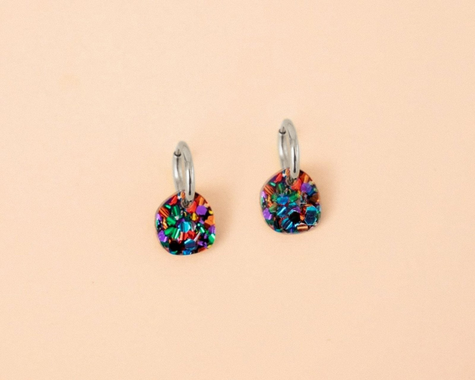 Pebble Ohrring Set in Party Konfetti - acutecolor