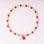 Perlenkette mit Charm Verschluss - Bonbon - acutecolor