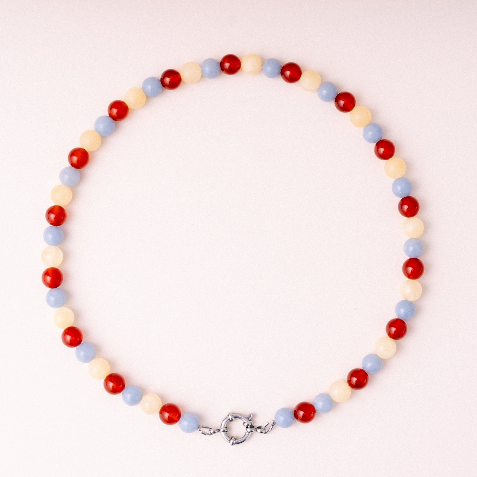 Perlenkette mit Charm Verschluss - Bonbon - acutecolor