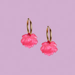 Pfingstrosen Ohrring Set in Pink - acutecolor