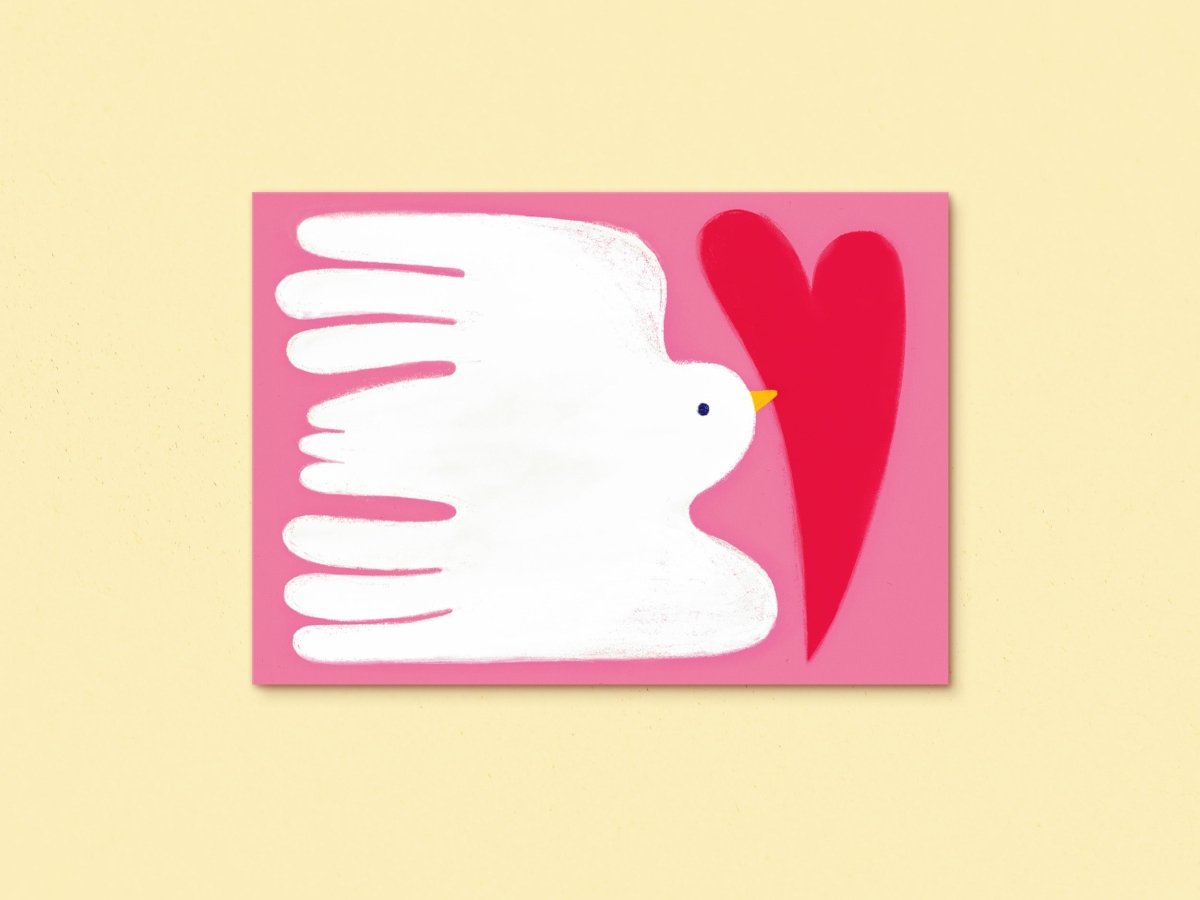 Postkarte Lovebird - acutecolor
