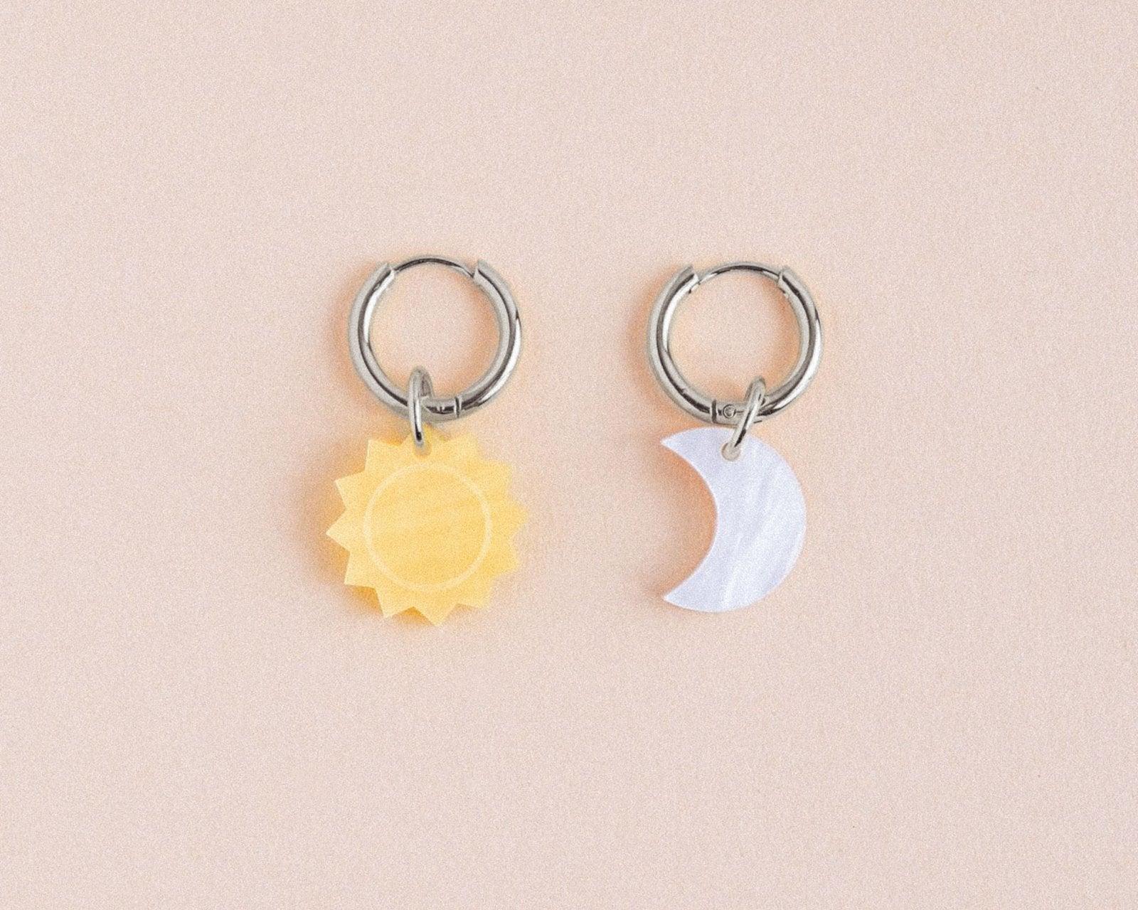 Sonne Mond Ohrring Set - acutecolor