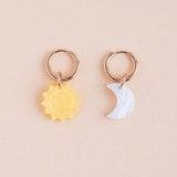 Sonne Mond Ohrring Set - acutecolor