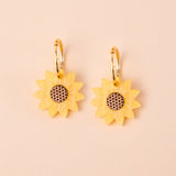 Sonnenblumen Ohrring Set
