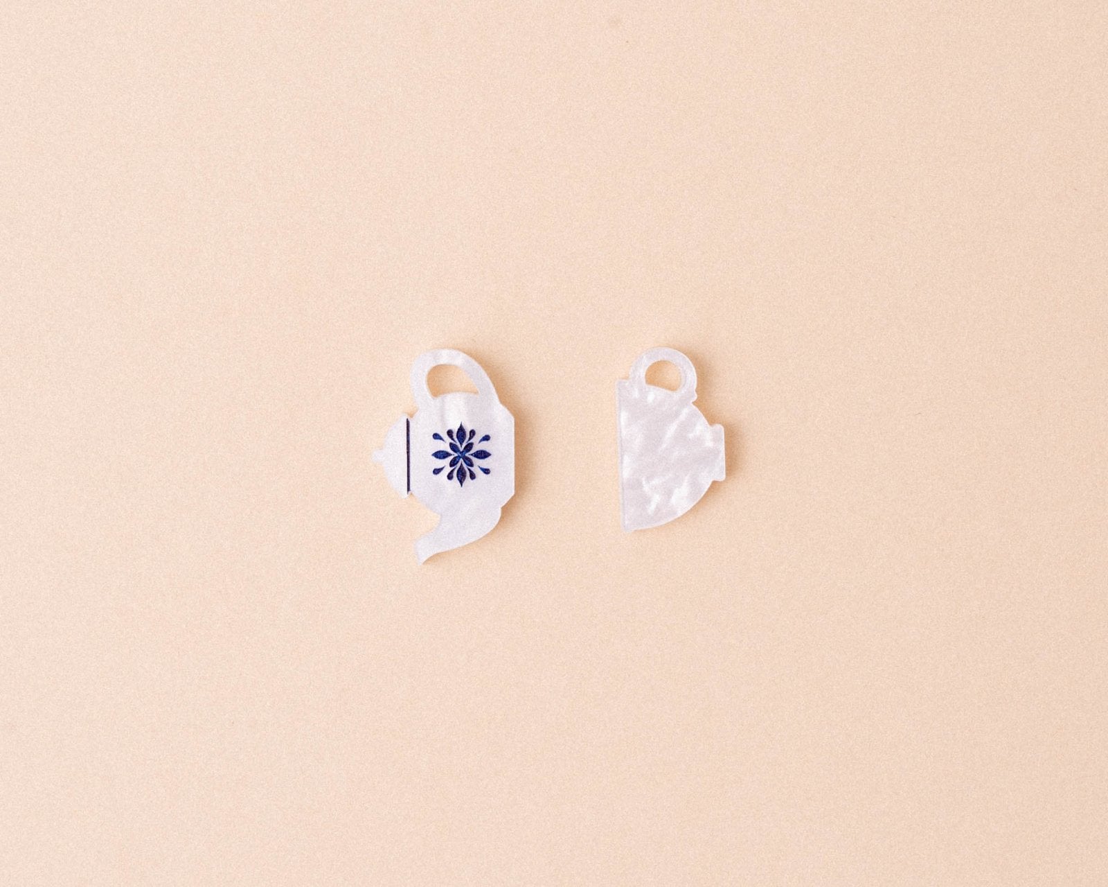 Teekanne und Tasse Ohrring Set - acutecolor