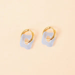 Wavy Shape Ohrring Set in Ice - acutecolor