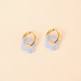 Wavy Shape Ohrring Set in Ice - acutecolor