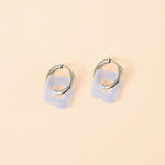 Wavy Shape Ohrring Set in Ice - acutecolor
