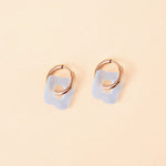 Wavy Shape Ohrring Set in Ice - acutecolor