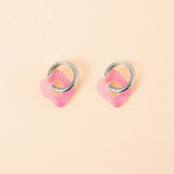 Wavy Shape Ohrring Set in Rosa - acutecolor
