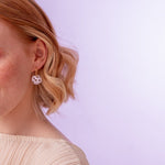 acutecolor Discokugel Ohrring Set mit Edelstahl Hoops