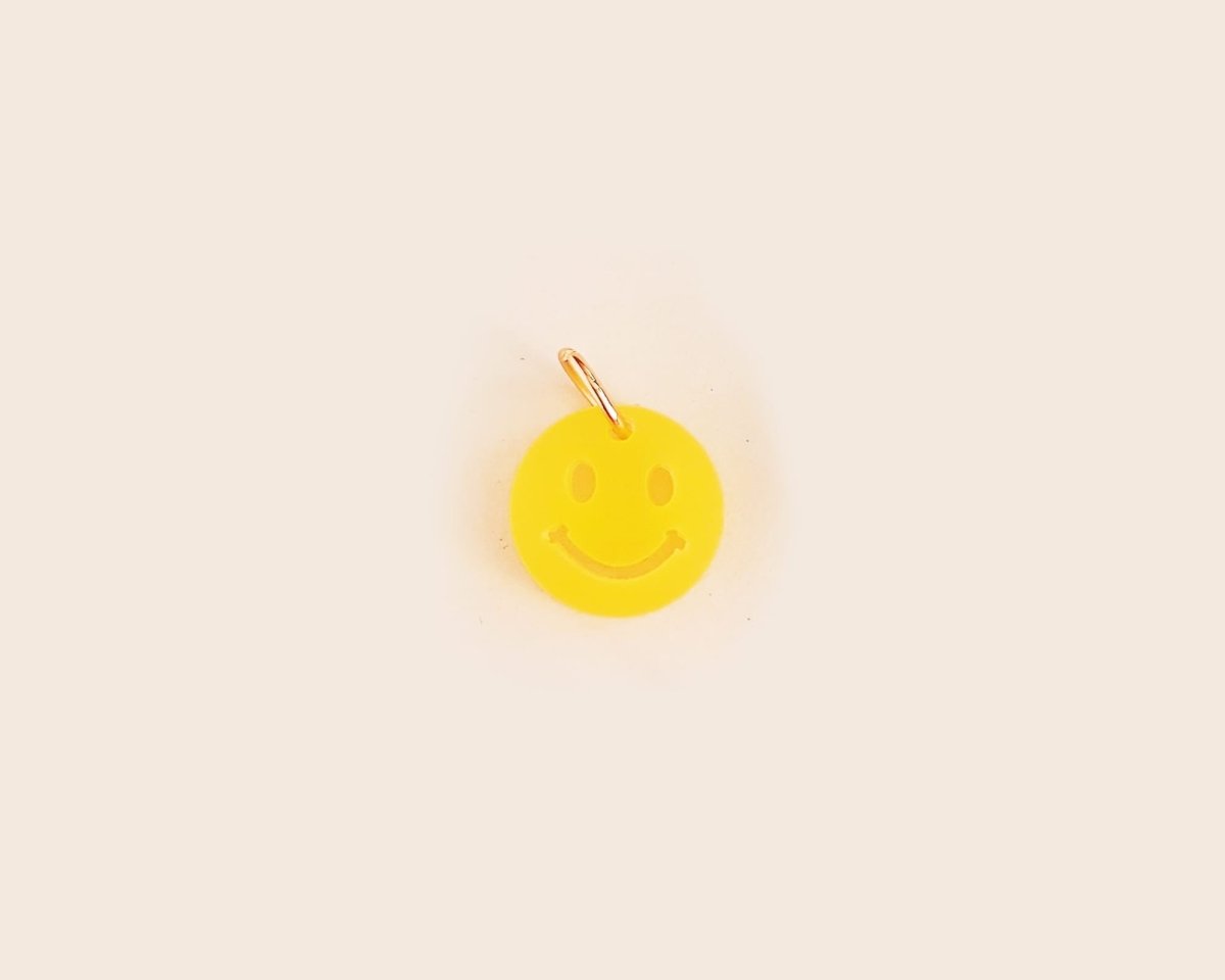 acutecolor Einzelner Gelber Smiley Anhänger
