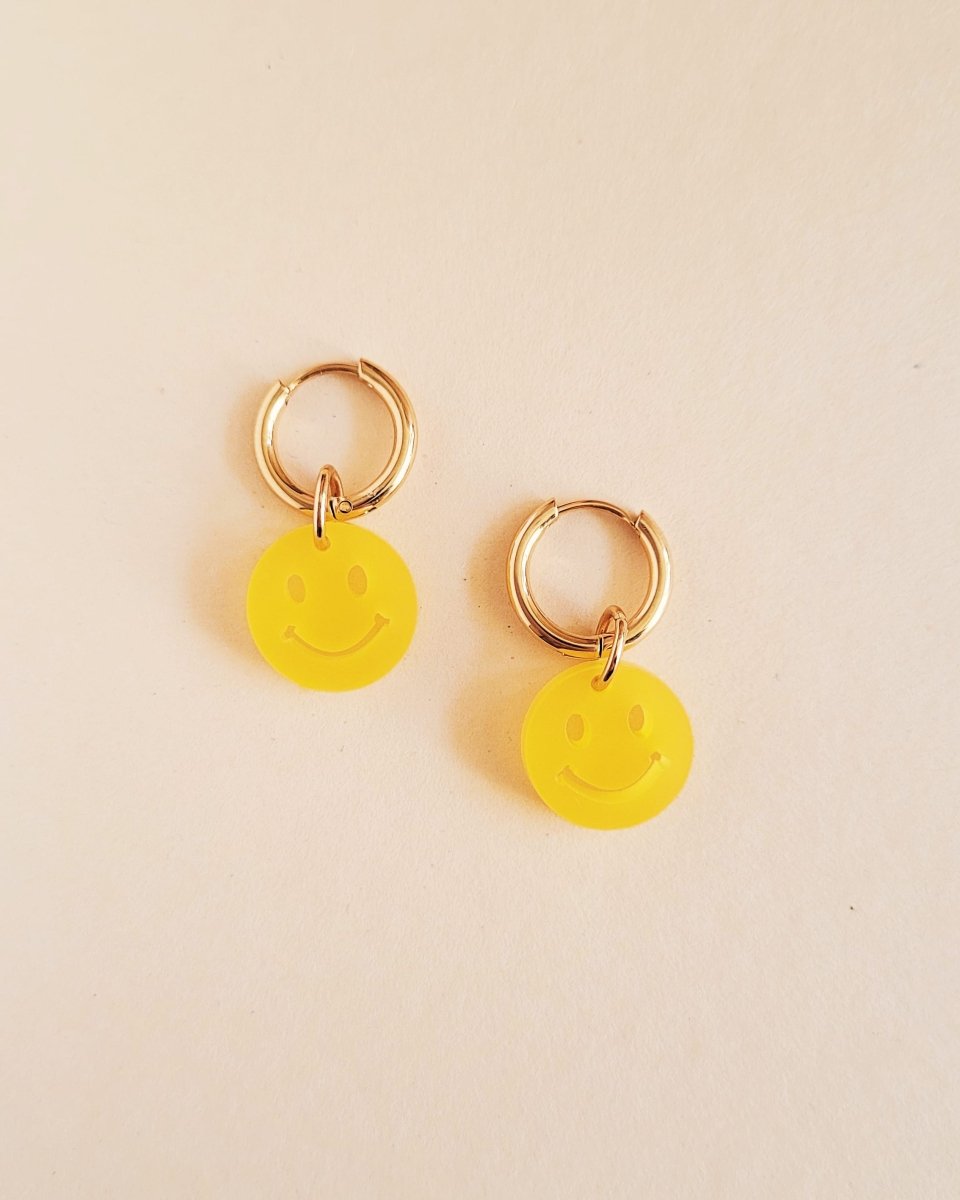 acutecolor Einzelner Gelber Smiley Anhänger