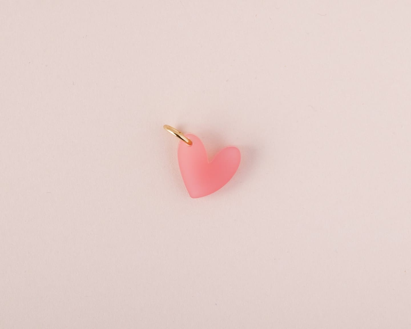 acutecolor Einzelner Rosa Herz Anhänger