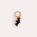 acutecolor Einzelner schwarzer Fledermaus Anhänger