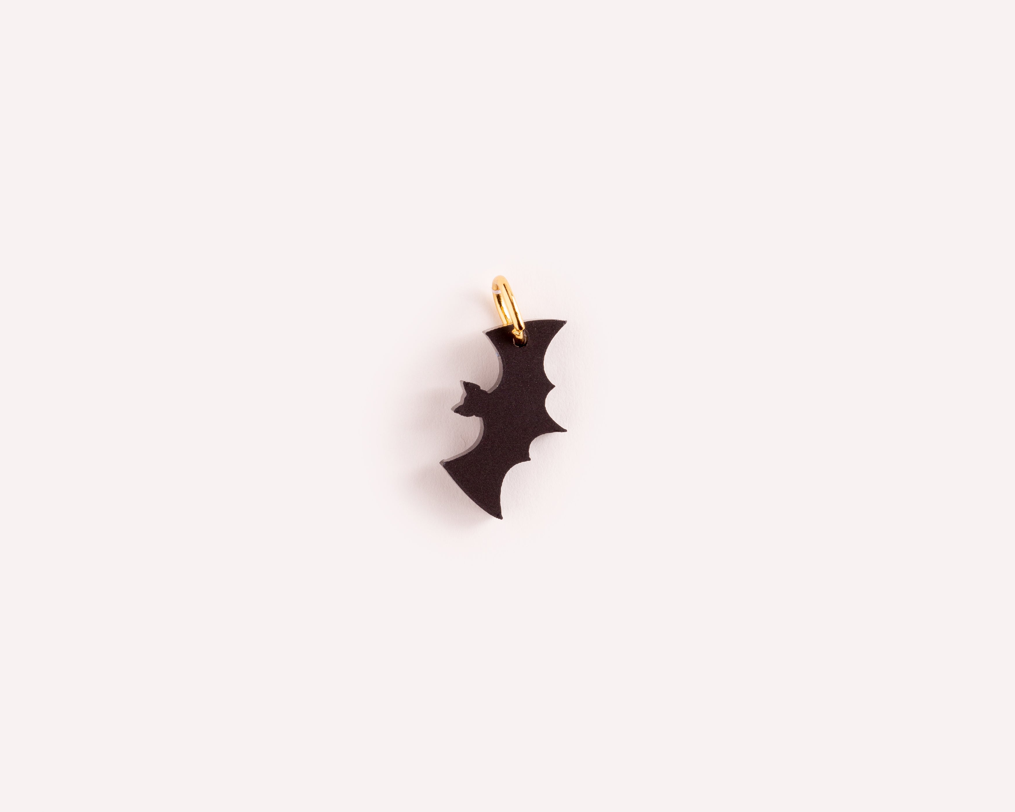 acutecolor Einzelner schwarzer Fledermaus Anhänger