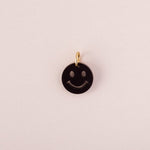 acutecolor Einzelner schwarzer Smiley Anhänger