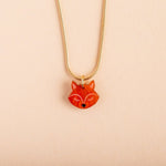acutecolor Elegante Kette mit Fuchs Anhänger