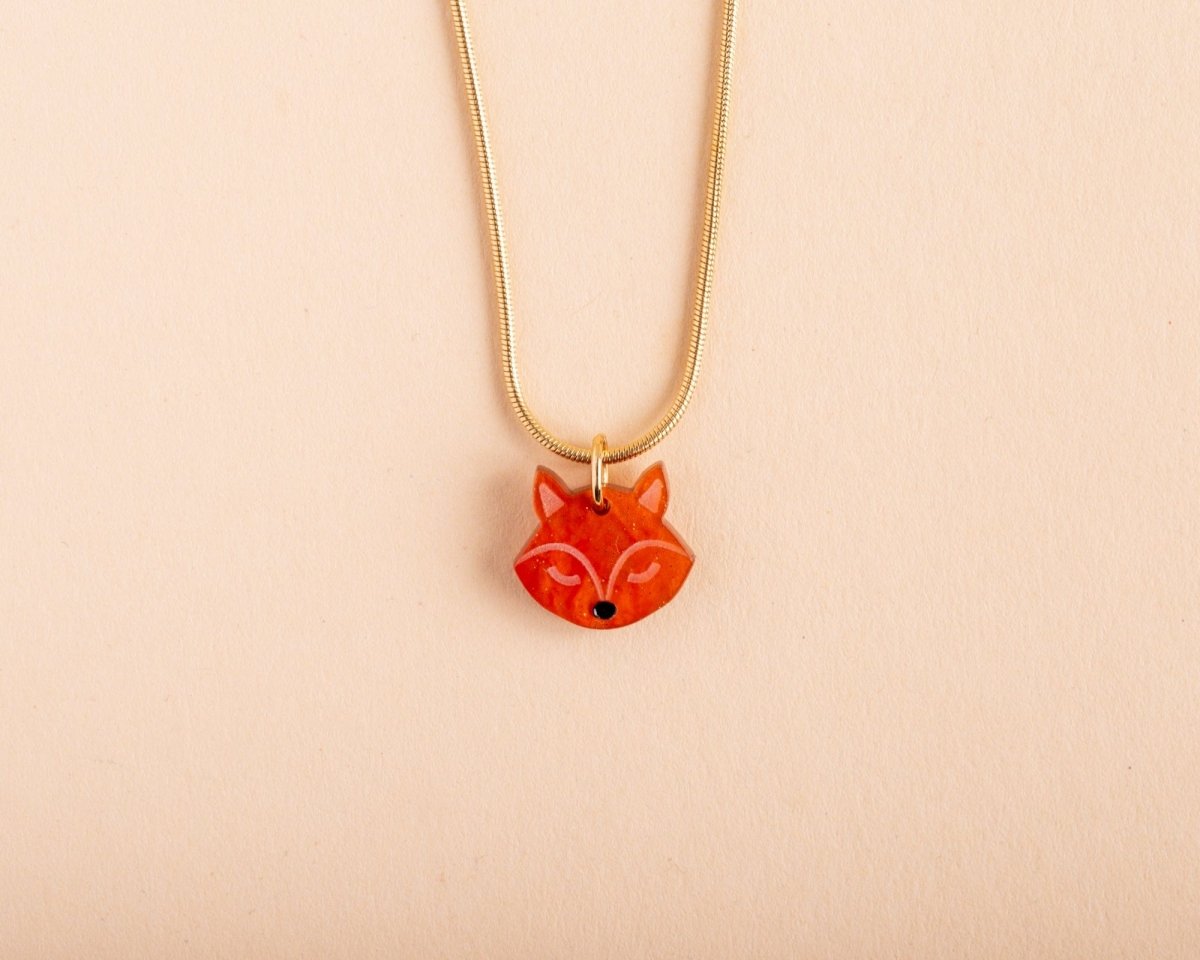acutecolor Elegante Kette mit Fuchs Anhänger