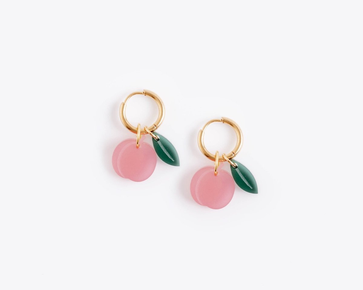 acutecolor Fruit Kollektion x Pfirsich Ohrringe Set