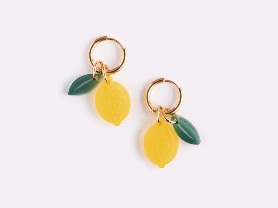 acutecolor Fruit Kollektion x Zitronen Ohrringe