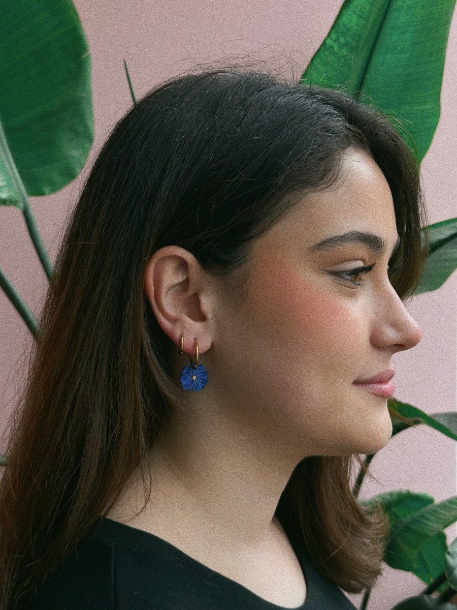 acutecolor Geburtsblume Juli - Einzelner Rittersporn Anhänger