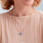 acutecolor Kette mit blauem Wolken Anhänger