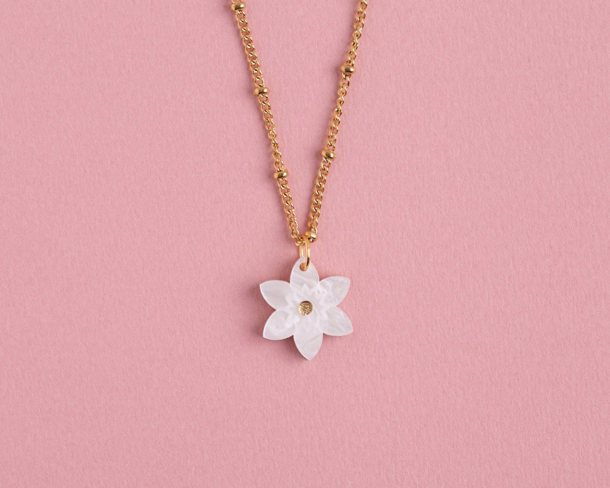 acutecolor Kette mit Geburtsblume Dezember - Narzisse