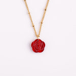 acutecolor Kette mit Geburtsblume Juni - Rose