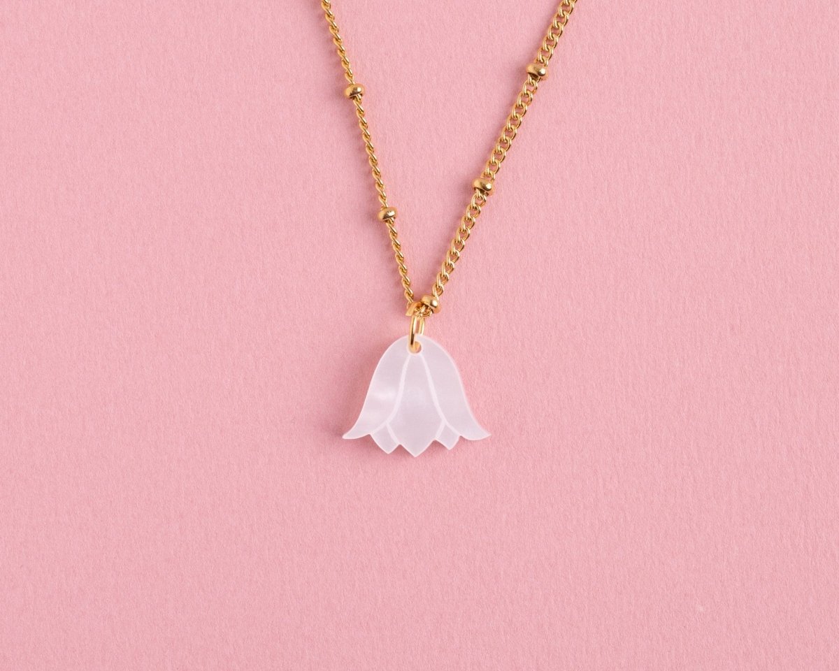 acutecolor Kette mit Geburtsblume Mai - Maiglöckchen