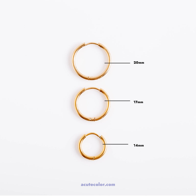 acutecolor Mix and Match Hoop Paar