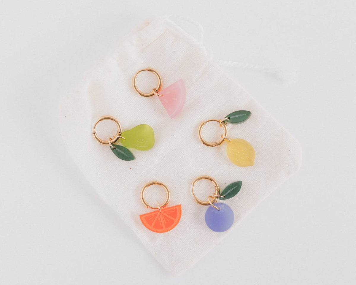 acutecolor Mix + Match Einzelner Melonen Stück Anhänger