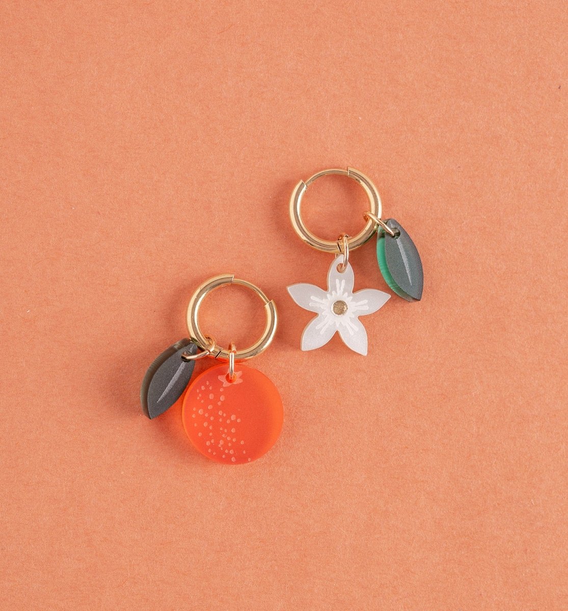 acutecolor Mix + Match Einzelner Orangenblüten Anhänger