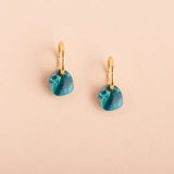 acutecolor Pebble in 'Aqua Pool' Perlmutt mit Edelstahl Hoops
