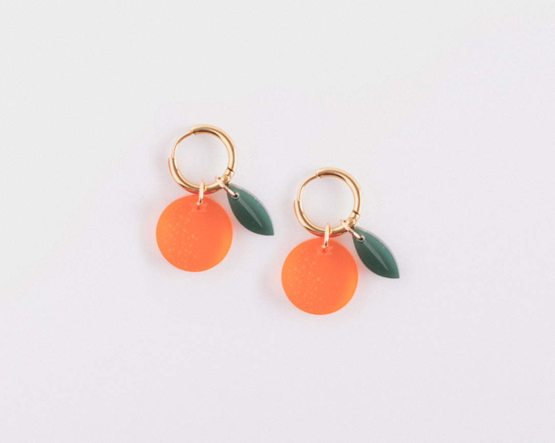 Fruit Collection x Orange Earrings Set